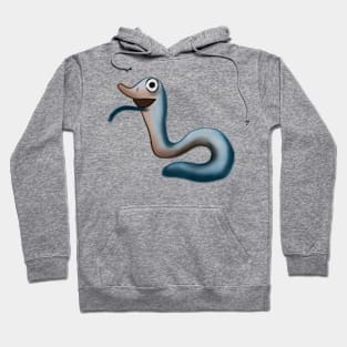 Cute Eel Drawing Hoodie